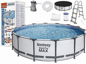 בריכה עגולה אולטרה 4.21X1.07 מטר BESTWAY דגם 56950