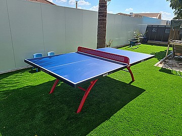 שולחן טניס שולחן פינג פונג חוץ קבוע לבית ספר למוסדות PARK 1000