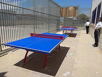 שולחן טניס שולחן פינג פונג חוץ קבוע לבית ספר למוסדות PARK 1000