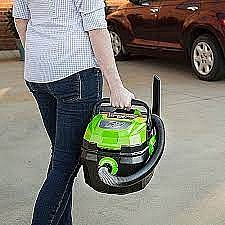שואב אבק נטען 24V יבש/רטוב - נושף אוויר - גוף בלבד.