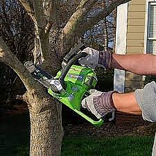 מסור שרשרת חשמלי 24V נטען – גוף בלבד greenworks