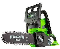 מסור שרשרת חשמלי 24V נטען – גוף בלבד greenworks