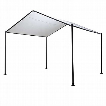 גזיבו ענק לגינה 3.5X3.5 מטר גג משולש