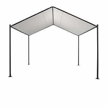 גזיבו ענק לגינה 3.5X3.5 מטר גג משולש