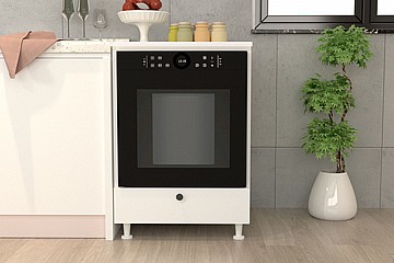 ארונית שירות לתנור בנוי בילד אין עם מדף עליון