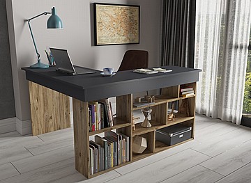 שולחן כתיבה ועבודה פינתי 120X40 סמ'