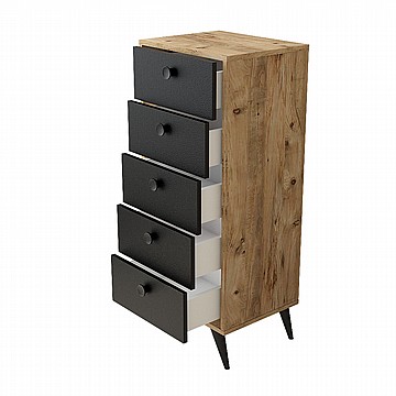 שידה 5 מגירות Daisy-tall VL70