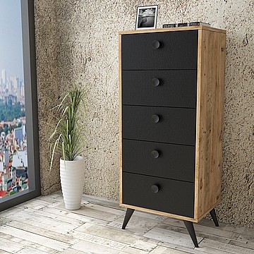 שידה 5 מגירות Daisy-tall VL70