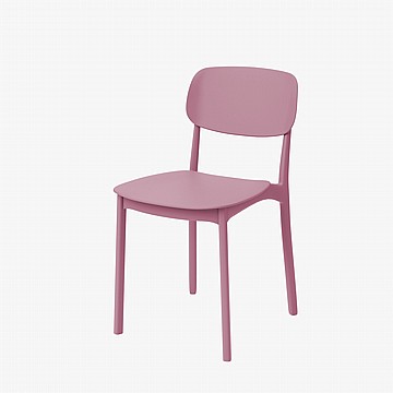 כיסא פלסטיק קשיח נערם במגוון צבעים