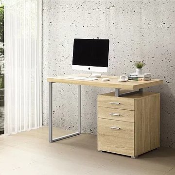 שולחן כתיבה 1.2 מטר עם 3 מגירות