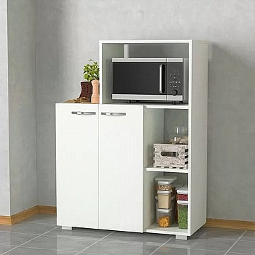 ארון שירות למטבח עם מקום למיקרוגל/תנור