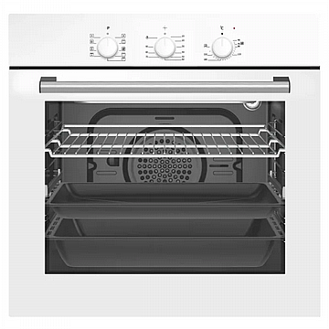 תנור אפייה בנוי 60 לבן PR 8500 WHT TRB Peerless