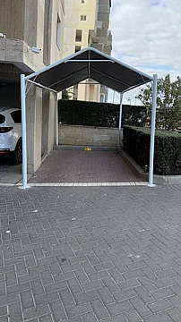 סככה לרכב לבניין משותף – גזיבו קורטינה 2.4X4.5 מ