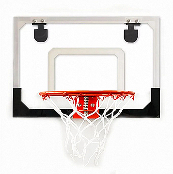 לוח סל שקוף לדלת לוח כדורסל לדלת לבית DUNK כולל כדור