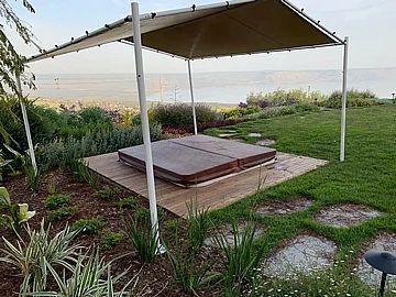 גזיבו לגינה סככה במידה 4/4 מ'