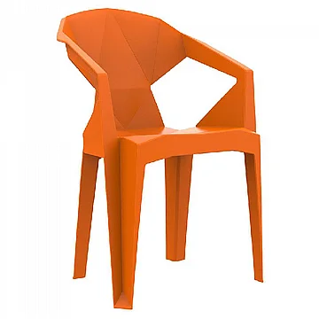 כסא פלסטיק מעוצב בצבעים שונים