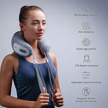 מכשיר עיסוי צוואר עם חימום Breo iNeck 3 Pro – מעסה שיאצו לצוואר
