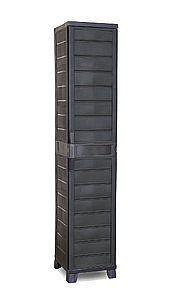 ארון אמבטיה פלסטיק צר גבוה 3 מדפים