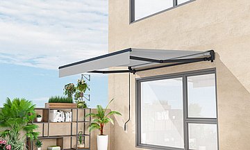 סוכך זרועות חצי קסטה ידני ליסבון 3.0X4.0 מ'