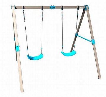 מתקן נדנדה לילדים VARIO SWING זוגי HUDORA גרמניה