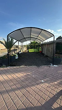 גזיבו חניה/ סככה לרכב MONARCH PVC 3.00X5.50