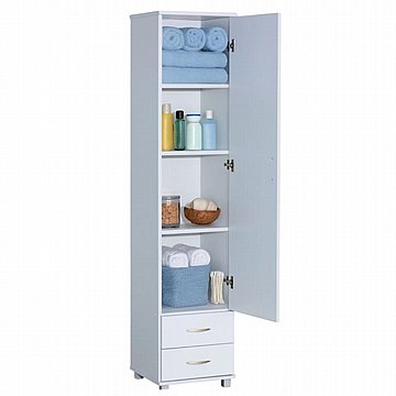 ארון שירות לאמבטיה עם מגירות רוחב 40 סמ'