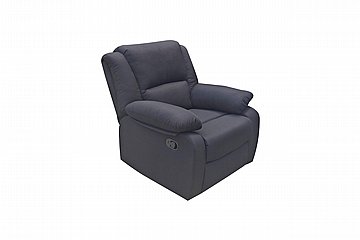 כורסת טלויזיה ריקליינר מבד אריג רחיץ דוחה כתמים