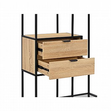 ספריה כוננית עם מגירות ברוחב 80 ס