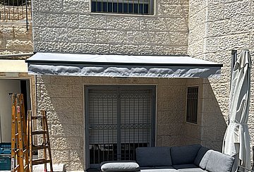 סוכך זרועות חצי קסטה ידני ליסבון 3.0X4.5 מ'