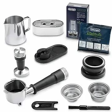 מכונת קפה טוחנת ידנית כולל מקציף Delonghi
