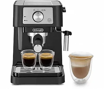 מכונת קפה ידנית Delonghi עם מקציף