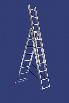 סולם אלומיניום רב שימושי לשימוש ביתי ומזדמן 7.01 מ'