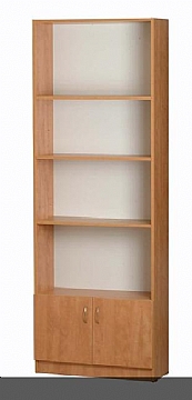כוננית מדפים 30X80X240 עם דלתות 40 ס