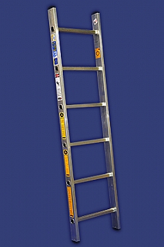 סולם אלומניום יחיד נשען שלבים רגילים דגם 201240 סולמות חגית