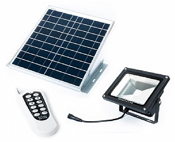 פרוז'קטור לד סולארי 10W + שלט