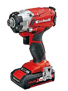 מברגת אימפקט נטענת ליתיום EINHELL 18V דגם TE-CI18LIKIT1-5