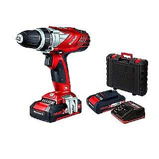 מקדחה/מברגה נטענת ליתיום EINHELL 18V דגם TE-CD18-2LI-I