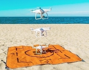 מחצלת ים דוחה חול במידות 2.00X2.00 ס
