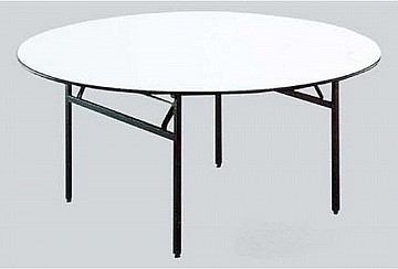 שולחן עגול מתקפל דגם דגש