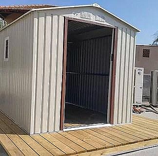 מחסן גינה מתכת במידות 2.13X2.55 דגם ID79