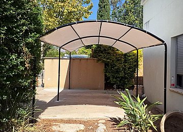 גזיבו לרכב / חניה לרכב – חניונית MONARC במידות 3.00X5.50