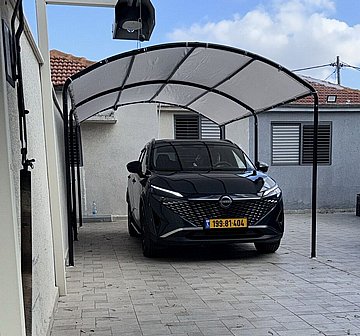 גזיבו לרכב / חניה לרכב – חניונית MONARC במידות 3.00X5.50