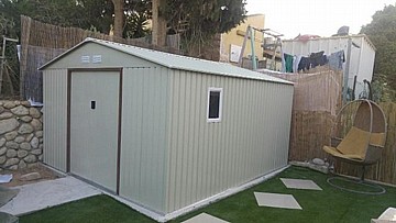 מחסן גינה מתכת ID911 גודל מחסן 2.77X3.19