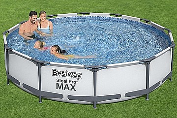 בריכה עגולה BESTWAY דגם 56416 כולל משאבה