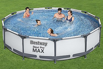 בריכה עגולה BESTWAY דגם 56408 כולל משאבה