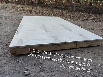 מחסן גינה דמוי עץ 3.13X3.70