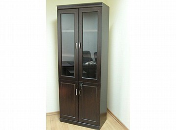 ארון ויטרינה עם דלתות זכוכית דגם וינה