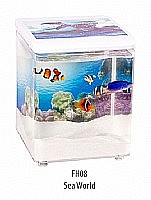 אקווריום טרריום פלסטיק 8 ליטר AQUA SYNCRO FH08