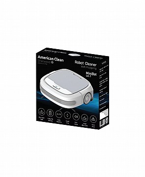 מיני שואב אבק רובוטי חכם American Clean Minibot Ux-7