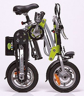 אופניים חשמליות מתקפלות לרכבת/אוטובוס GreenBike HENDRIX 12